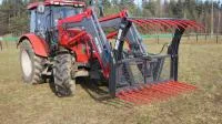 Захват на фронтальные погрузчики для силоса Metal-Fach 1200 мм, 1 цилиндр